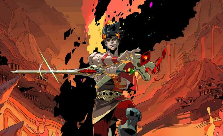 Hades publisher artwork featuring Zagreus and the gods of the Underworld