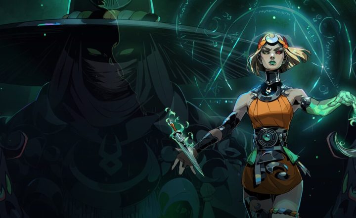 Official Hades II artwork featuring Melinoe against a dramatic mythological backdrop